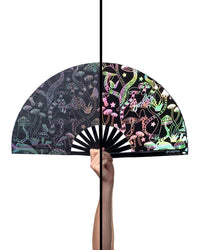 Groovy Shrooms Reflective Fan