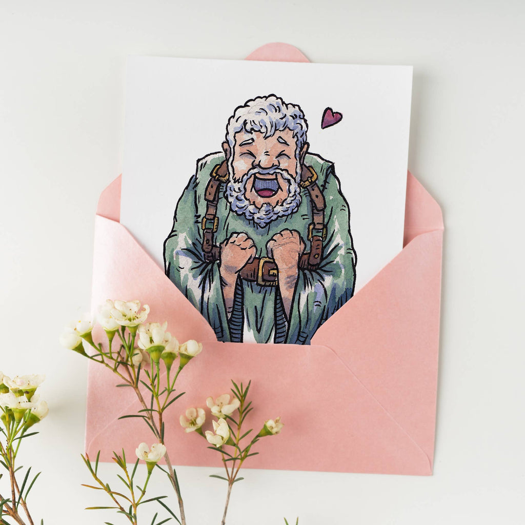 "I H'adore You" - Jeu de Chairs Valentines, Anniversary Card