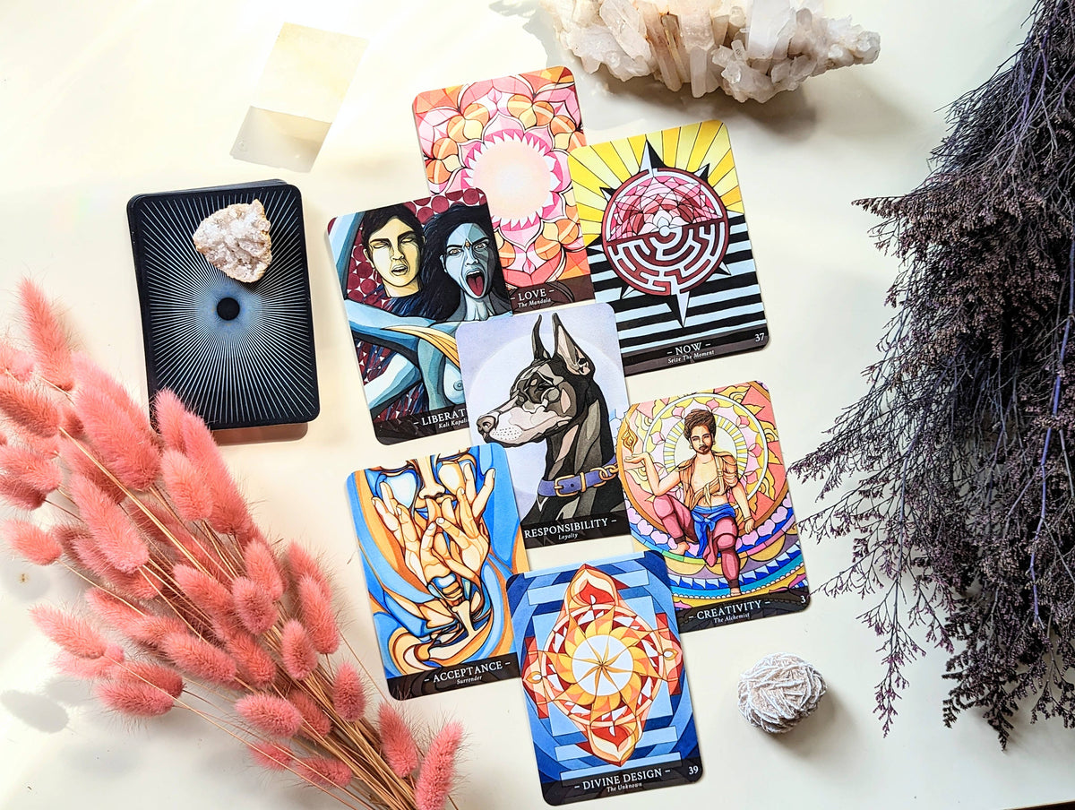 Shadows of Light Oracle Deck, Tarot, Witchy, Indie, Snake – Miette