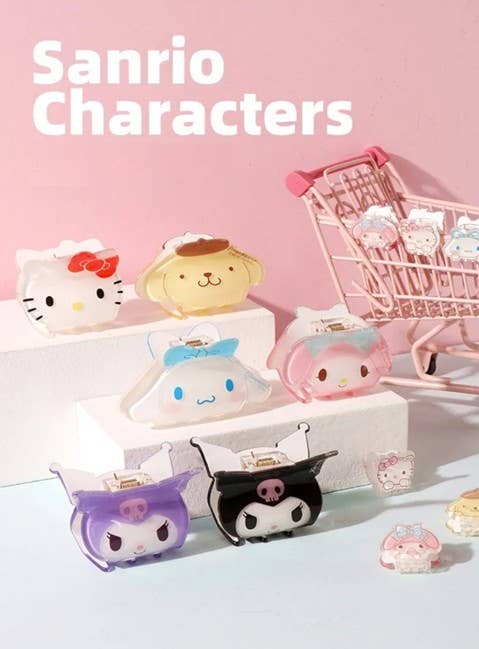 Sanrio Characters Hair Claws Barretts Clip Pins