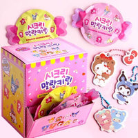 Sanrio Secret Soft Aurora Mystery Keyring, Zipper Charm BOX