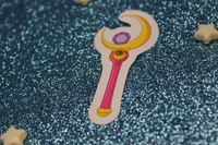 Sailor moon wand vinyl sticker