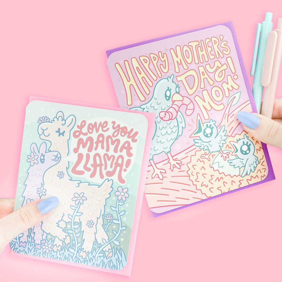 Momma Bird, Cute, Mom Gift, Mother's Day Card with Envelope