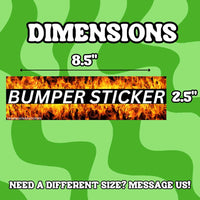 Jersey Shore Note Bumper Sticke