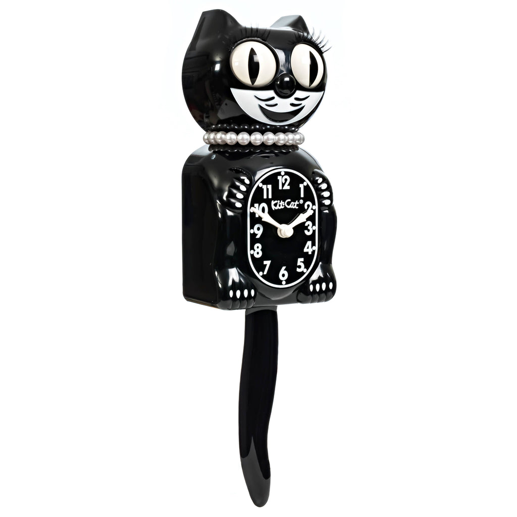 Classic Black Lady Kit Cat Klock