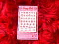 Creepy Gals Lovecore Nail Decal Stickers