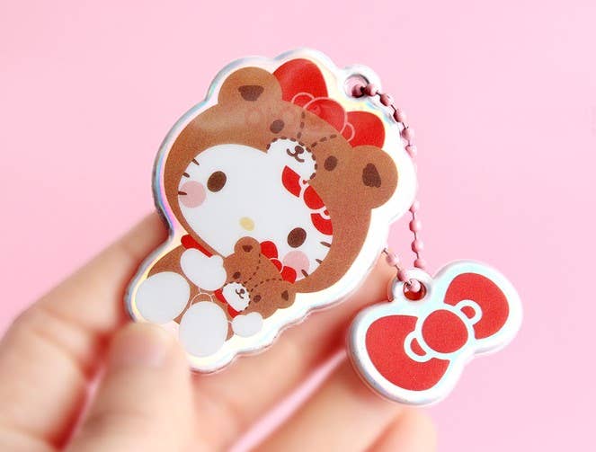 Sanrio Secret Soft Aurora Mystery Keyring, Zipper Charm BOX