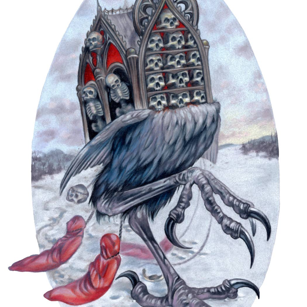 "The Charnel House (The Rook)" 8" x 10" Art Print