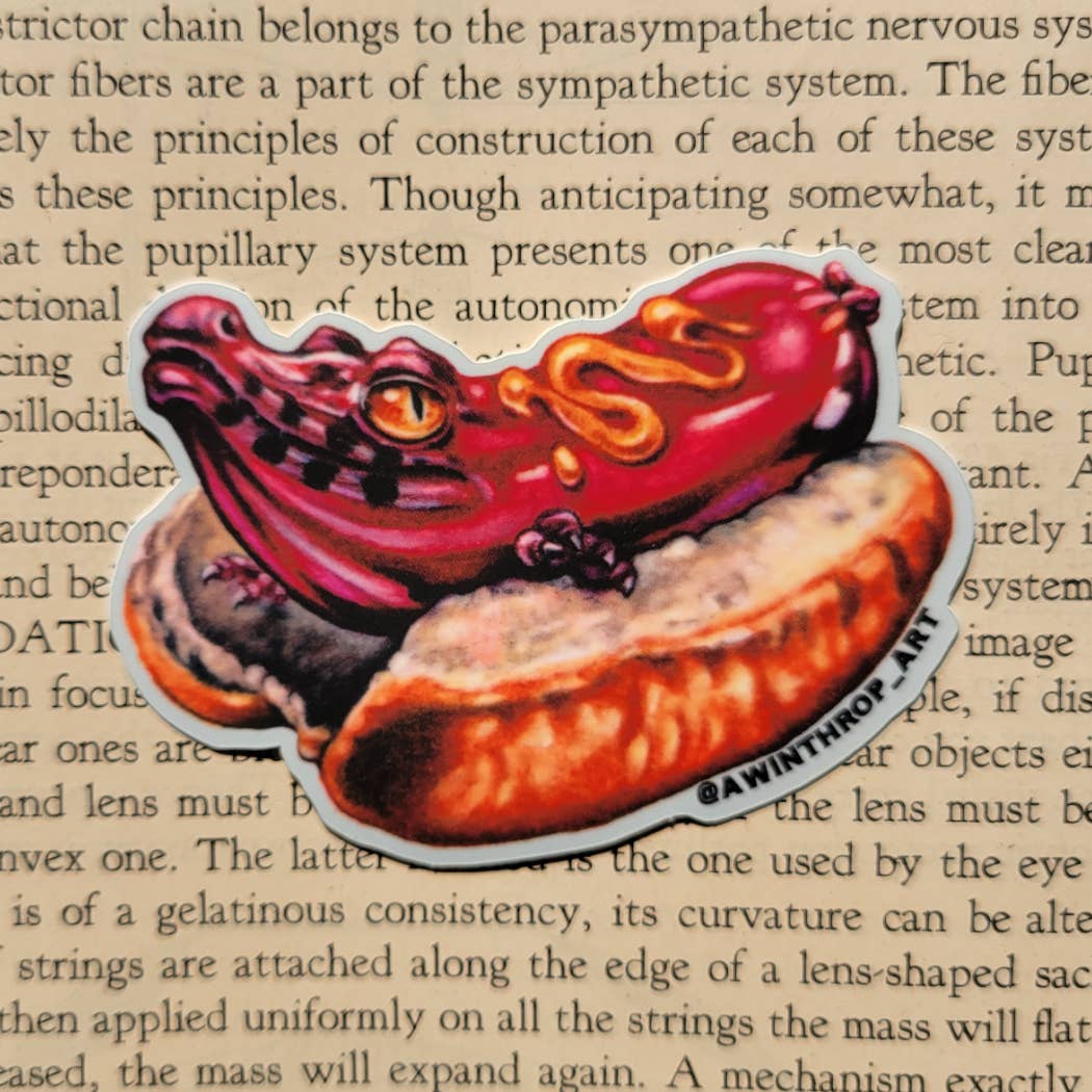 Crocwurst Sticker (velvety matte finish)