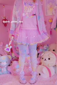 Rainbow Clouds Unisex Tights