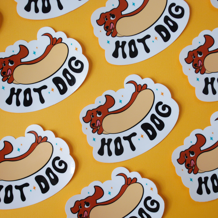 Hot dog Sticker