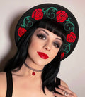 Vegan Felt Hat - Rose Crown