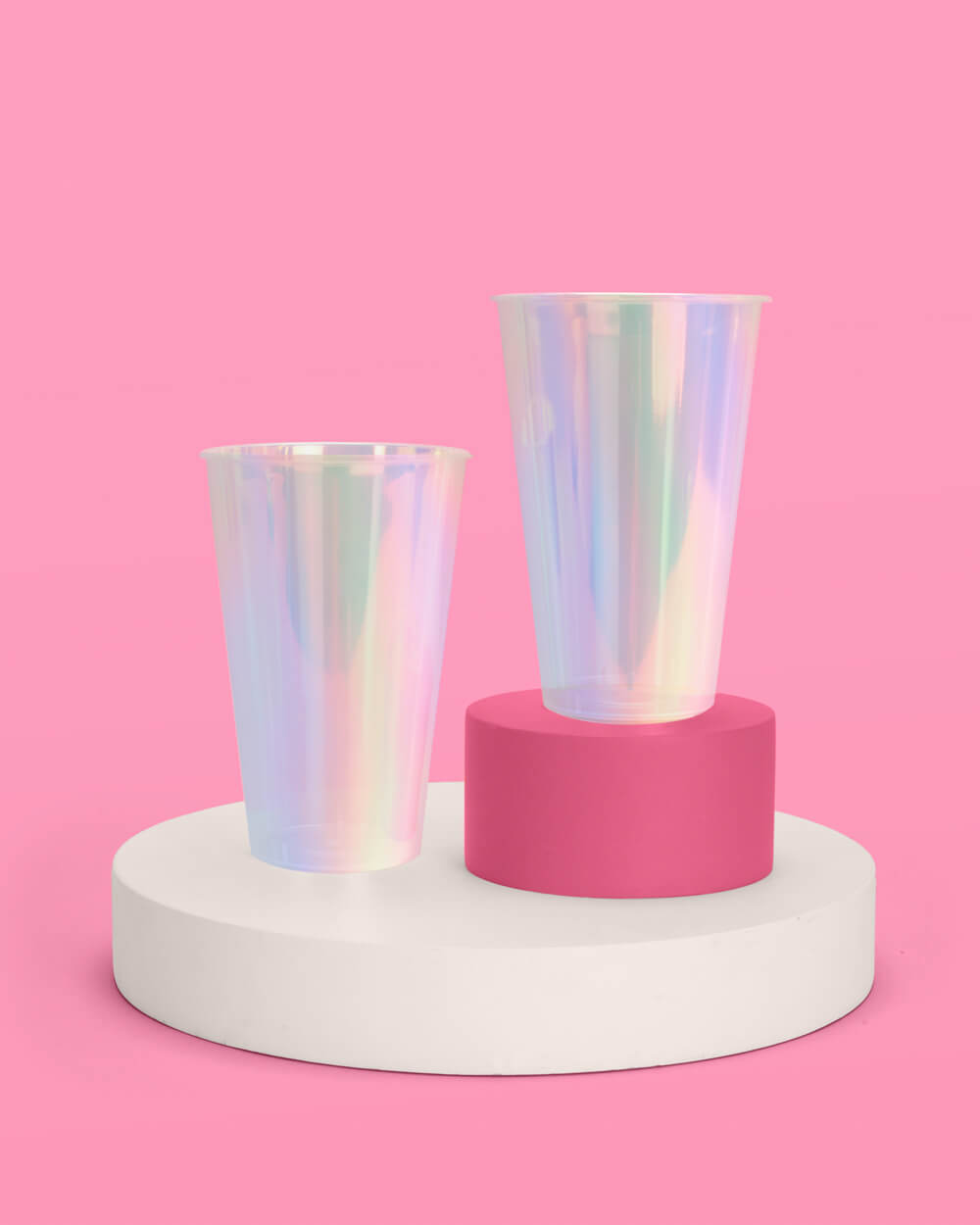 Iridescent Cups - 16 iridescent 16oz cups