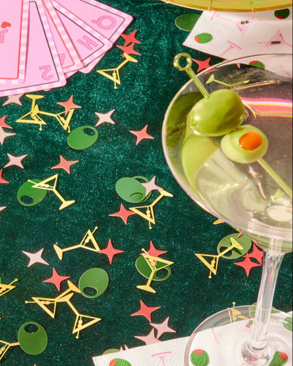 Martini Confetti - 200 pc foil confetti