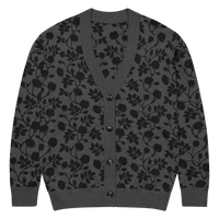 Midnight Bloom Knit Cardigan