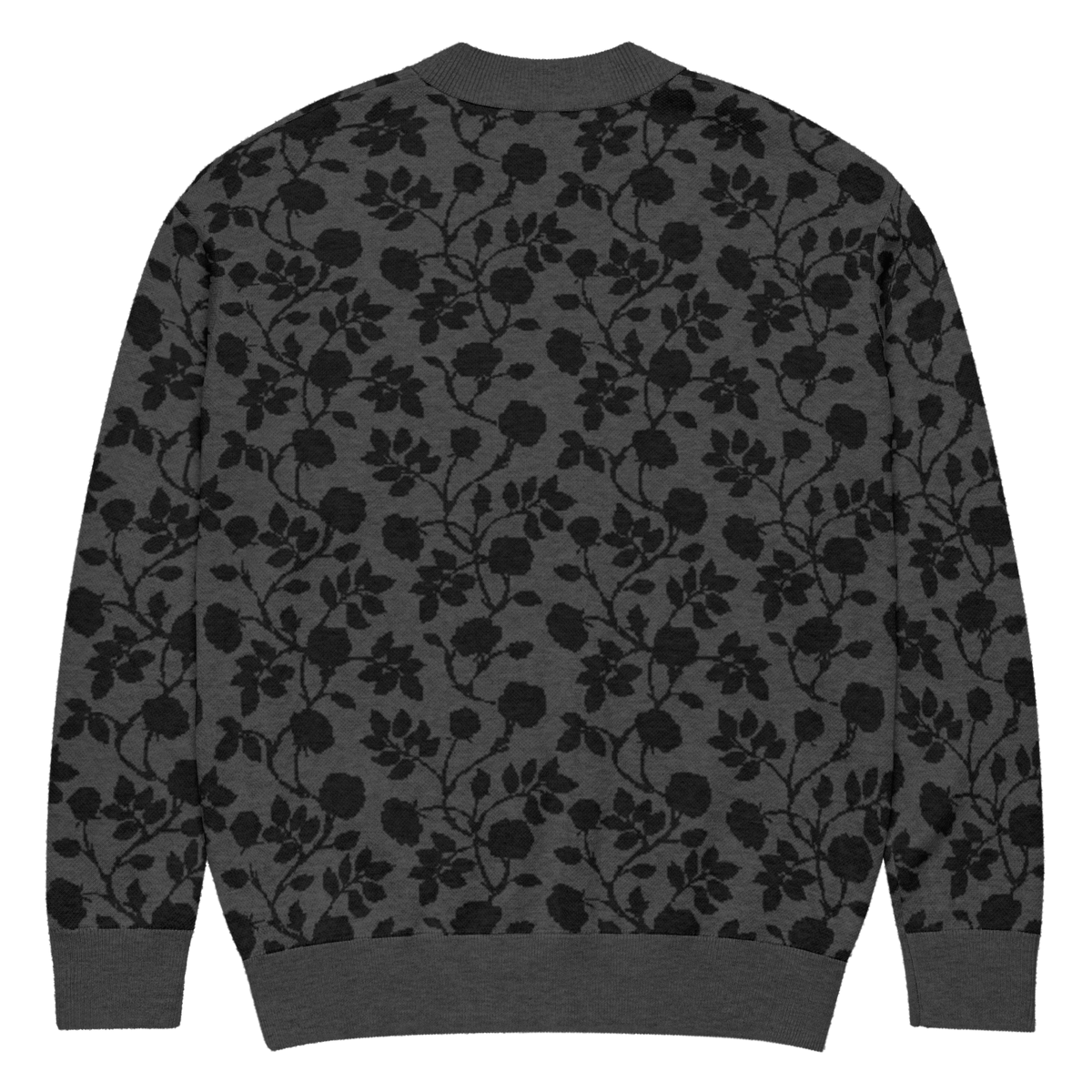 Midnight Bloom Knit Cardigan