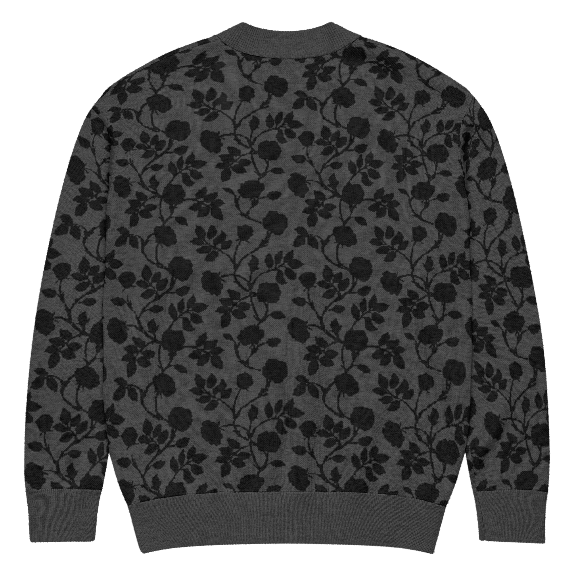 Midnight Bloom Knit Cardigan