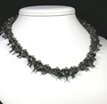 Snake vertebrae collar necklace