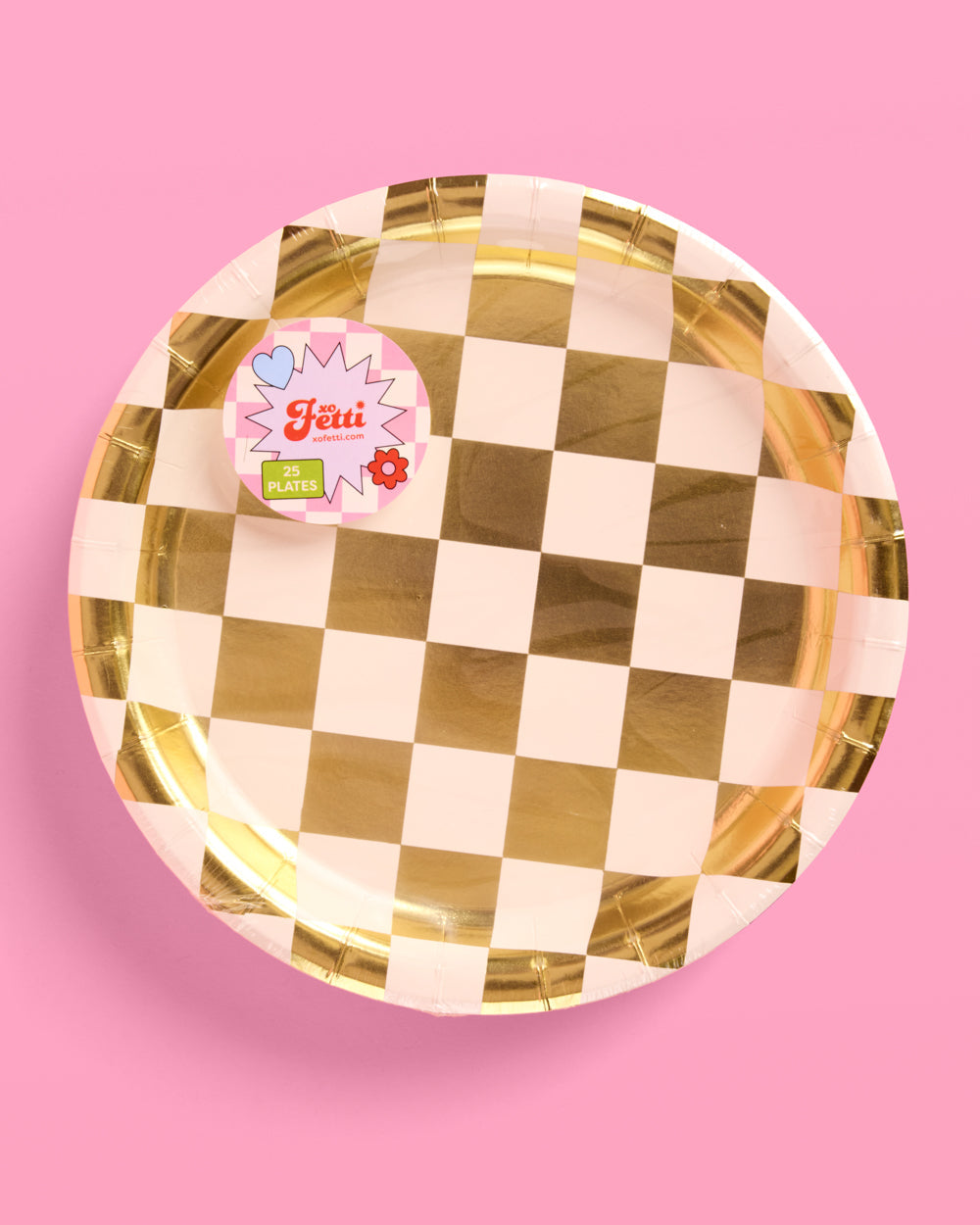 Check Me Out Plates - 25 paper plates