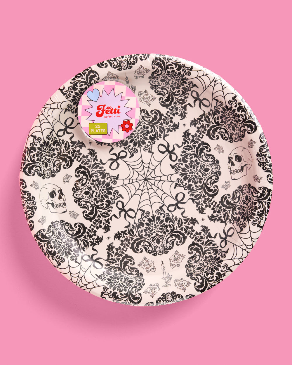 Romantic Horror Plates - 25 paper plates