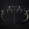 Bird Claw Huggie Hoops