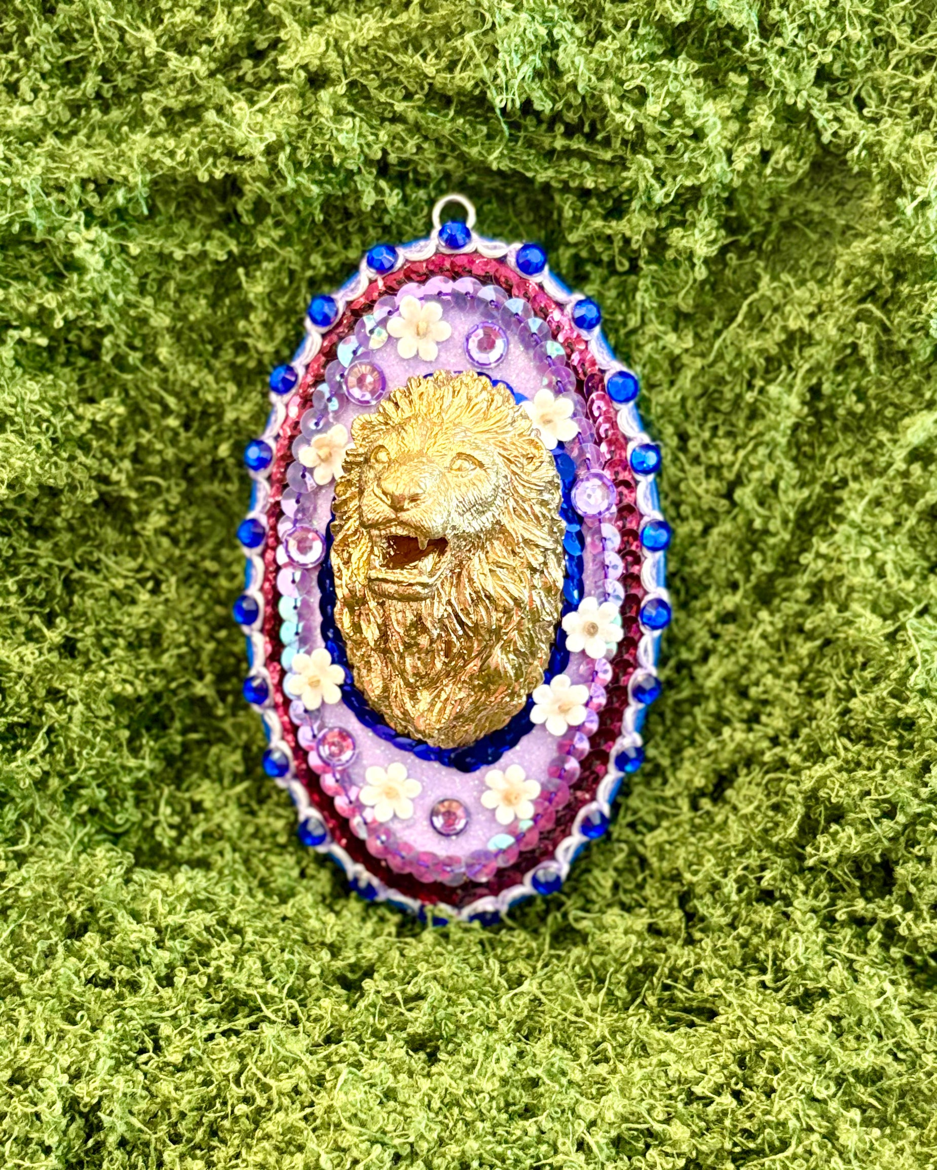 Lion Purple by Cassie Tarr
