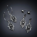 Goth Micro Skull Earrings