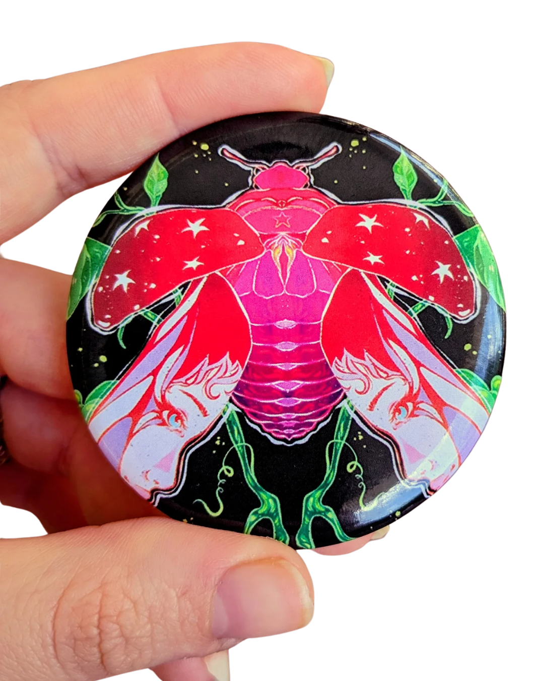 Lady Bug magnet with bottle opener back