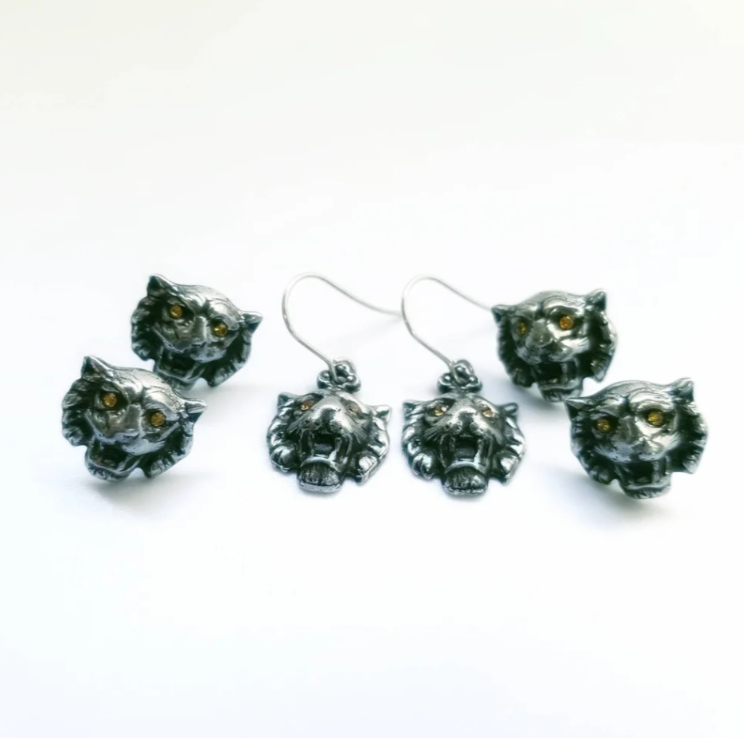 Tiger Earrings
