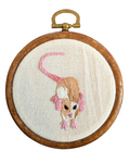 Mousey rat embroidery