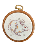 Running Rabbit embroidery