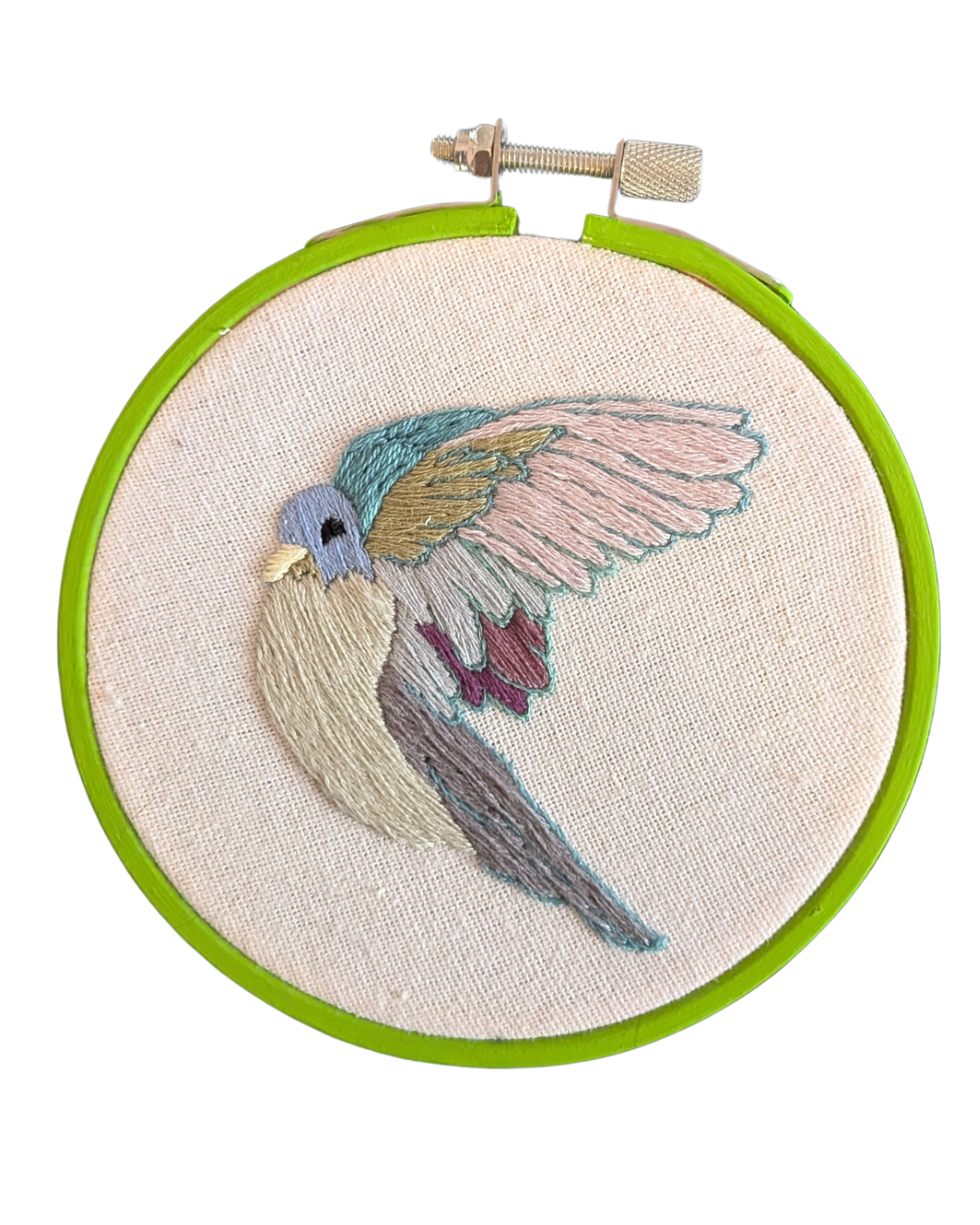 Pigeon embroidery