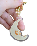 Hello Moon keychain