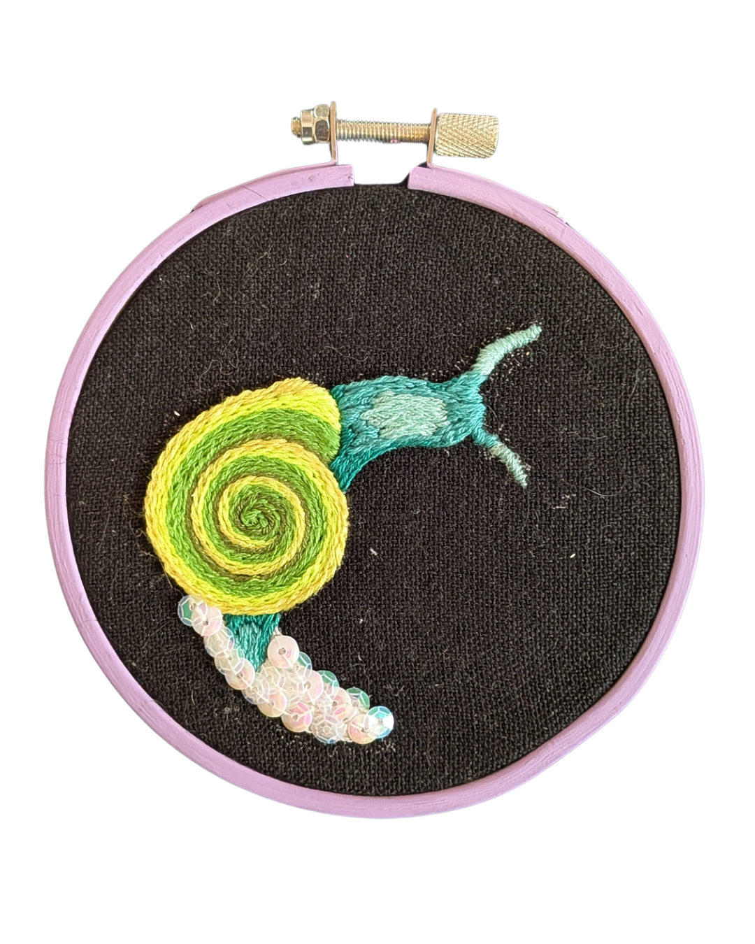 Snail Trail embroidery