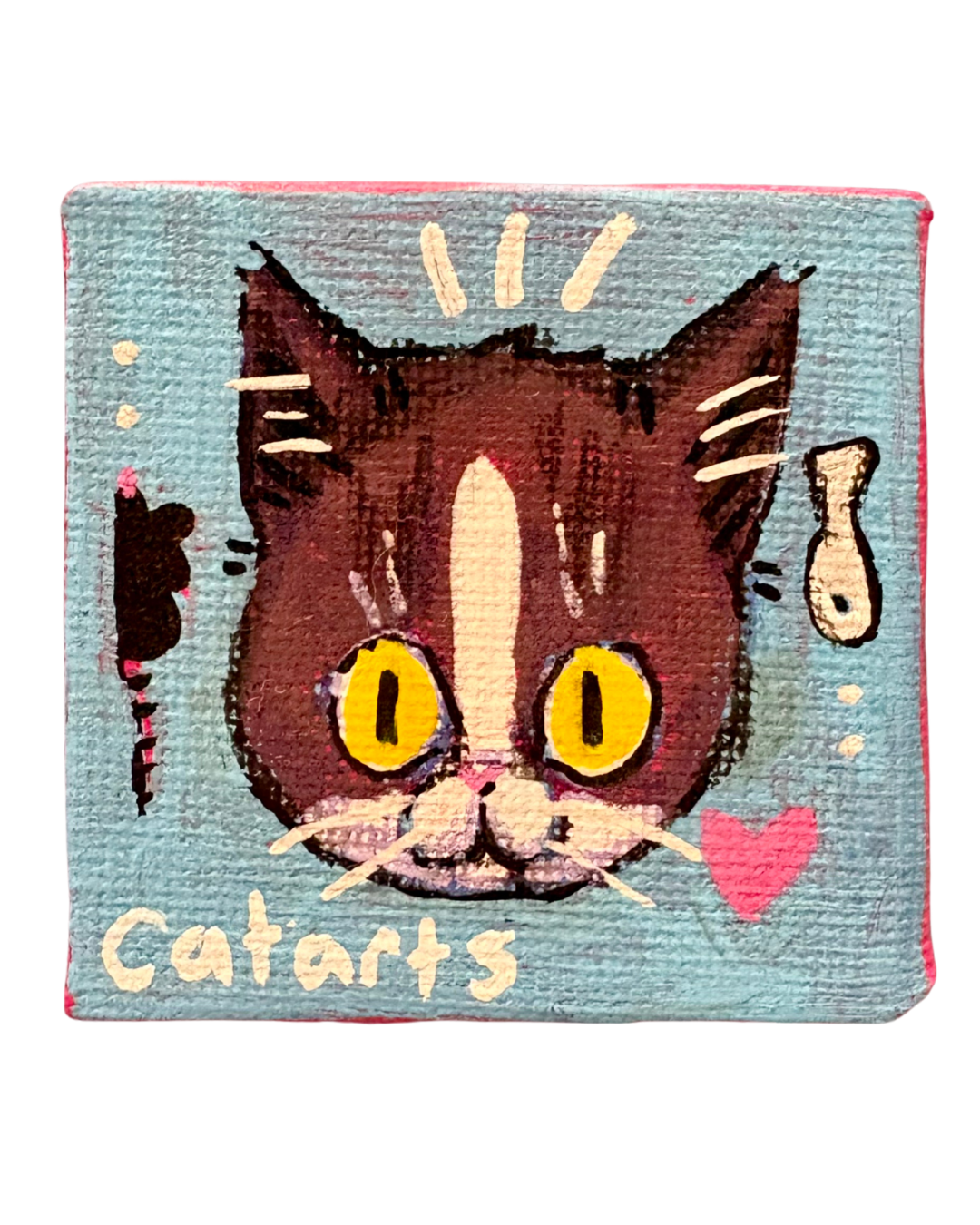 Cat Arts Tuxedo Cat magnet
