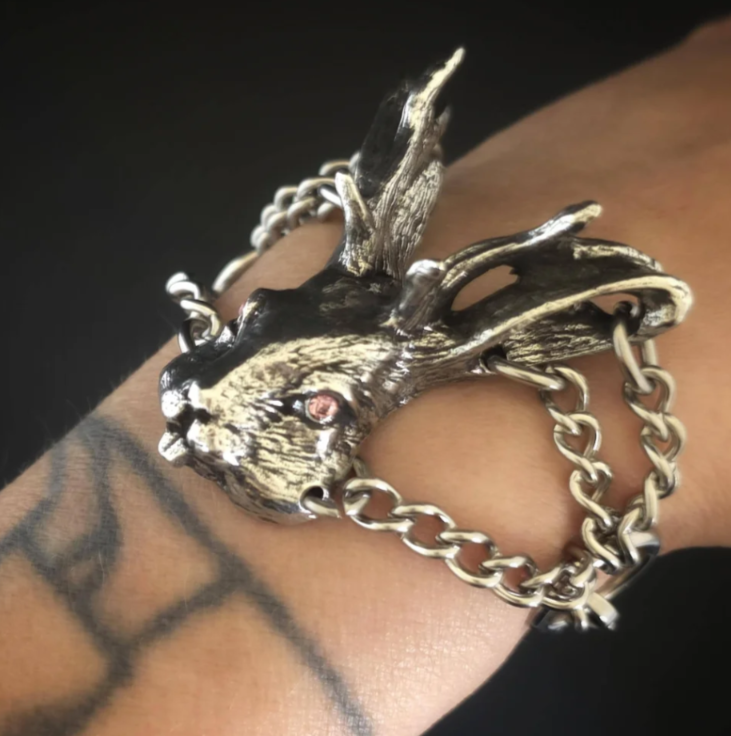 Jackalope Easy On Bracelet