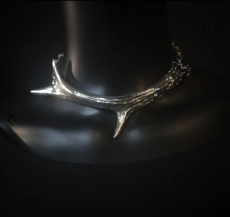 Roe Deer Antler Collar