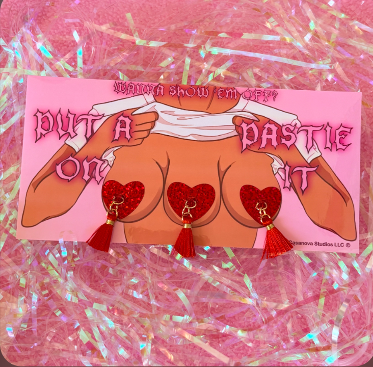 "Put A Pastie On It" 3D Tassel Bumper Sticker