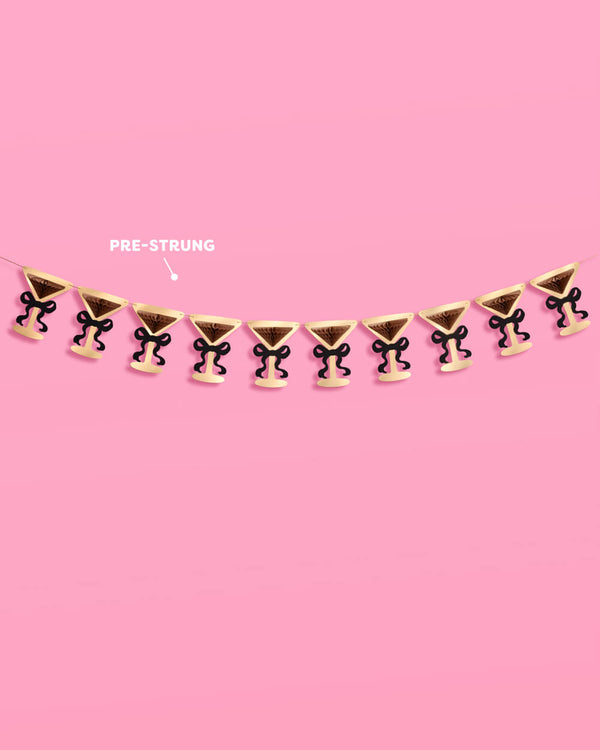 Espresso Martini Banner - 3D paper banner