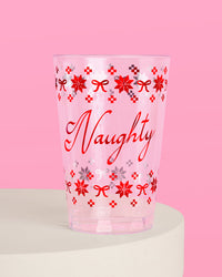 Naughty + Nice Cups - 30 plastic cups