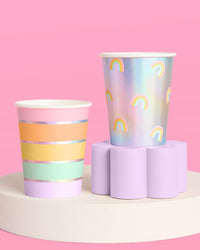 Rainbow Cups - 24 paper cups