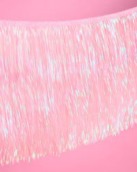 Pretty in Pink Fringe - light pink fringe banner