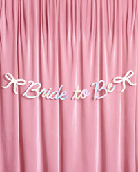 Tying The Knot Banner - iridescent foil banner
