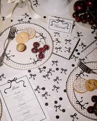 Little Black Bow Confetti - 200 pc glitter confetti