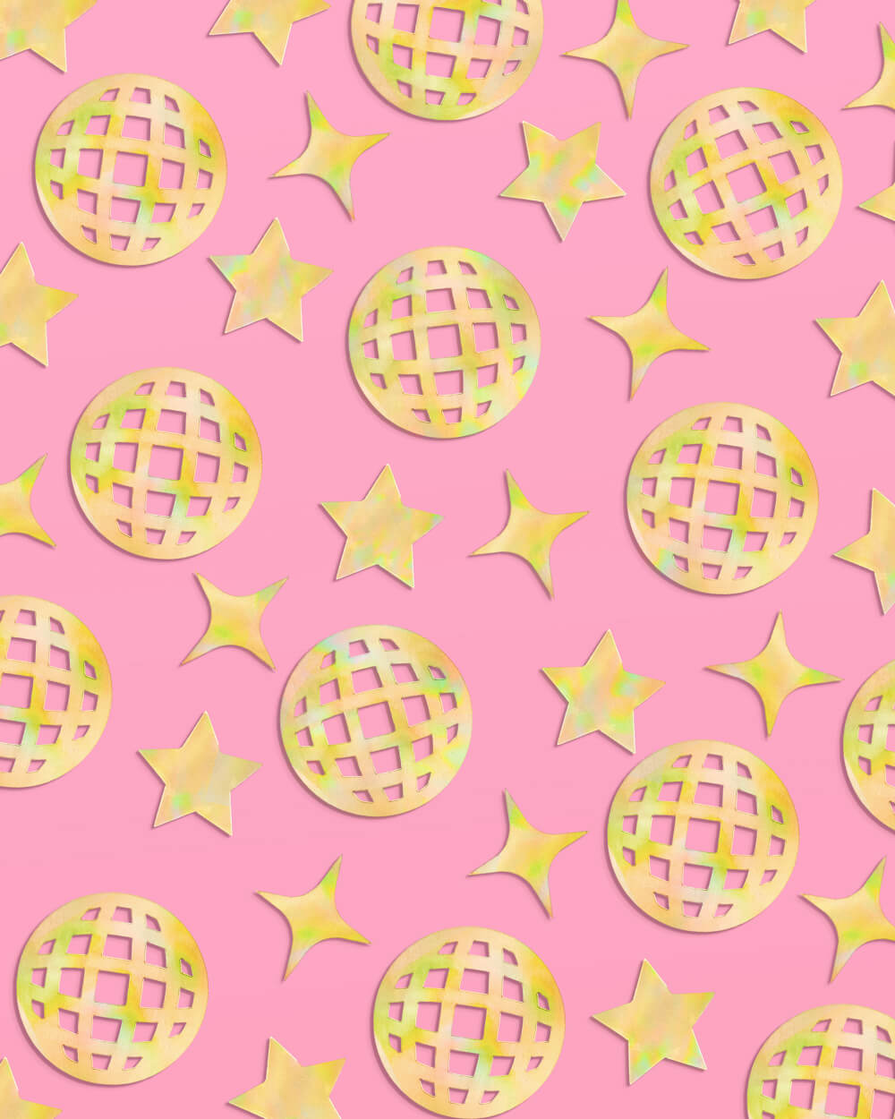 Golden Confetti - 200 pc foil confetti