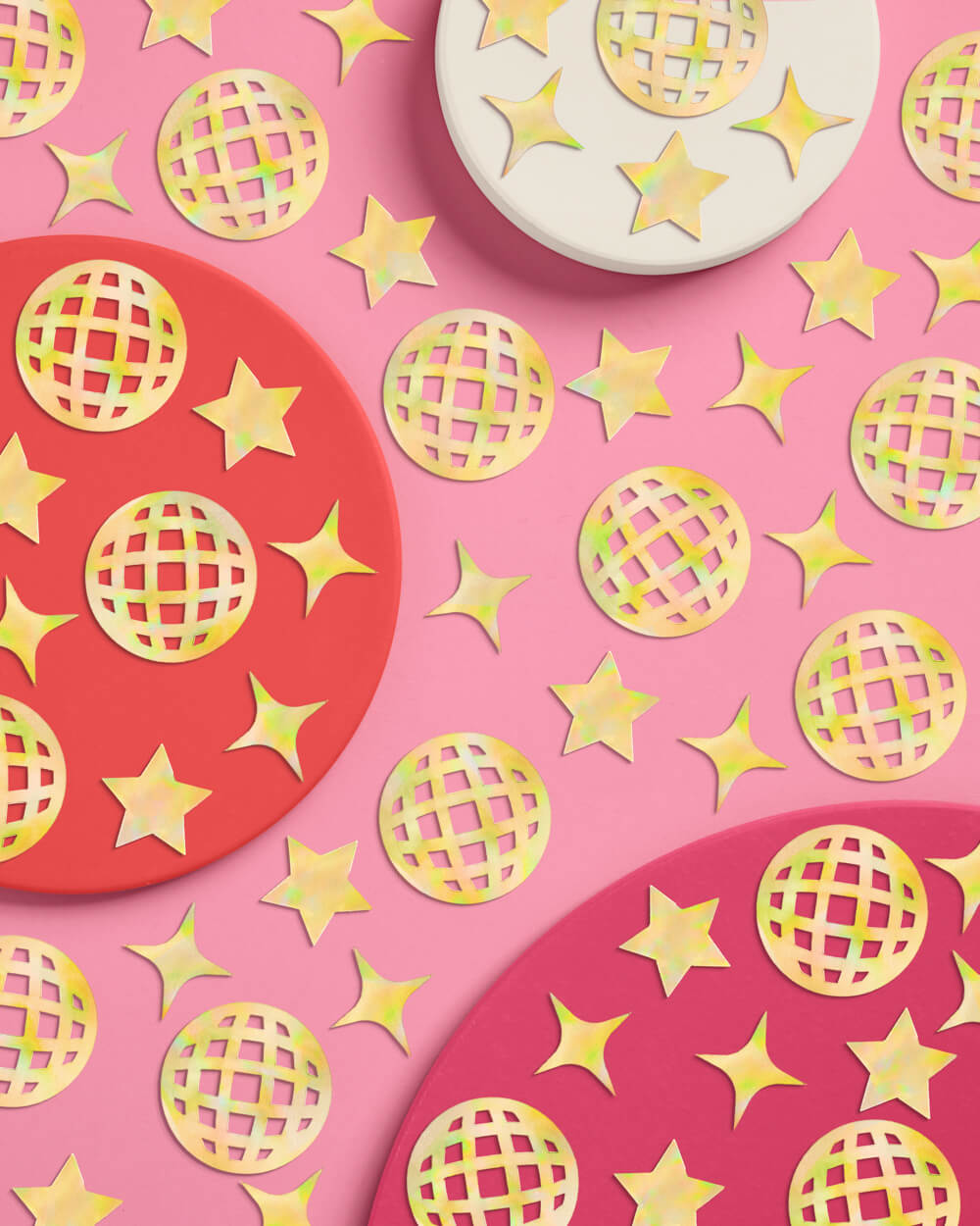 Golden Confetti - 200 pc foil confetti