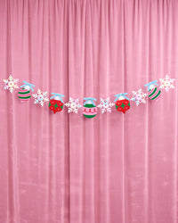 Ornament Snowflake Banner - iridescent foil banner
