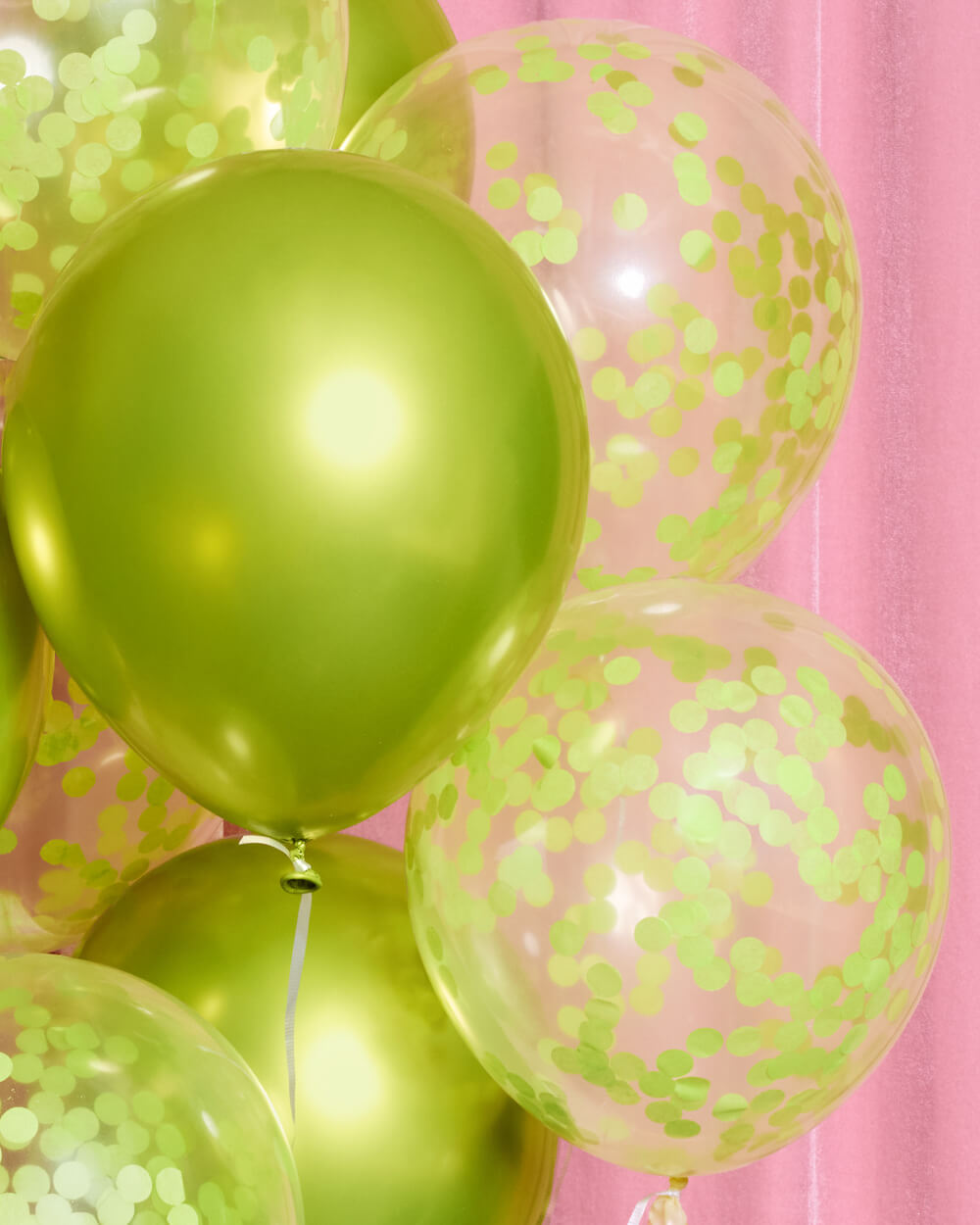 Lime Green Balloon Pack - 24 latex balloons