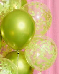 Lime Green Balloon Pack - 24 latex balloons