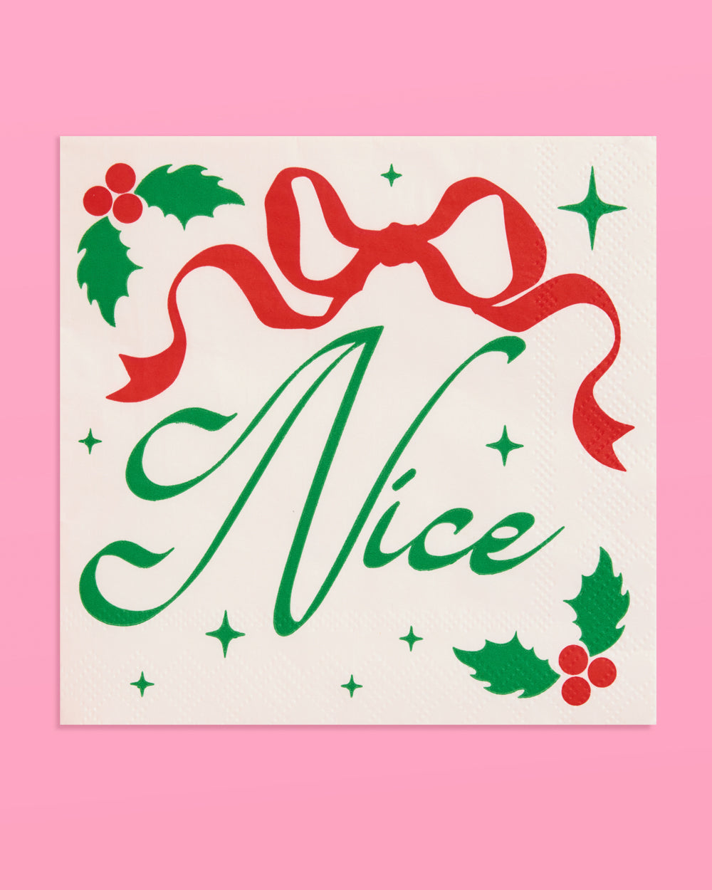 Naughty or Nice Napkins - 25 paper napkins